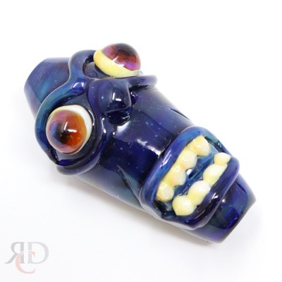 GLASS PIPE CRAZY FACE PIPE GP8512 1CT